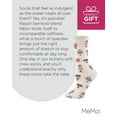 thumbnail image 7 of MeMoi Sweet Treats Cake Bamboo Blend Crew Novelty Socks - Mens - Male, 7 of 7