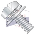 thumbnail image 2 of 4-40 x 3/8" Double SEMS Screws | Narrow Flat & Split Washers | Phillips | Pan Head | 18-8 Stainless Steel (Quantity: 5000), 2 of 4