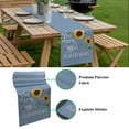 thumbnail image 5 of Sunflowers Table Runner - 120 Inch Long, Kitchen Dining Table Runner Dresser Scarves, Modern Bee You Are My Sunshine Blue Farmhouse Decor for Coffee Tables Wedding Party Banquet, 5 of 8