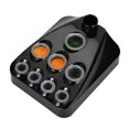 thumbnail image 3 of PENGXIANG 9 Holes Ink Cup Holder Reusable Pigment Tray Containers Stand Workstation Desktop Organizer Paint Bracket Accessories, 3 of 10