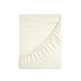 thumbnail image 3 of Superior Apus 100% Cotton 20" Deep Pocket Fitted Sheet, Queen, Ivory, 3 of 8