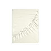 Superior Apus 100% Cotton 18 Deep Pocket Fitted Sheet, California King, Ivory