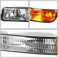 thumbnail image 5 of DNA Motoring For 99-06 GMC Sierra 1500 Yukon Factory Style Fluted Lens Headlights Bumper Lamp, 5 of 5