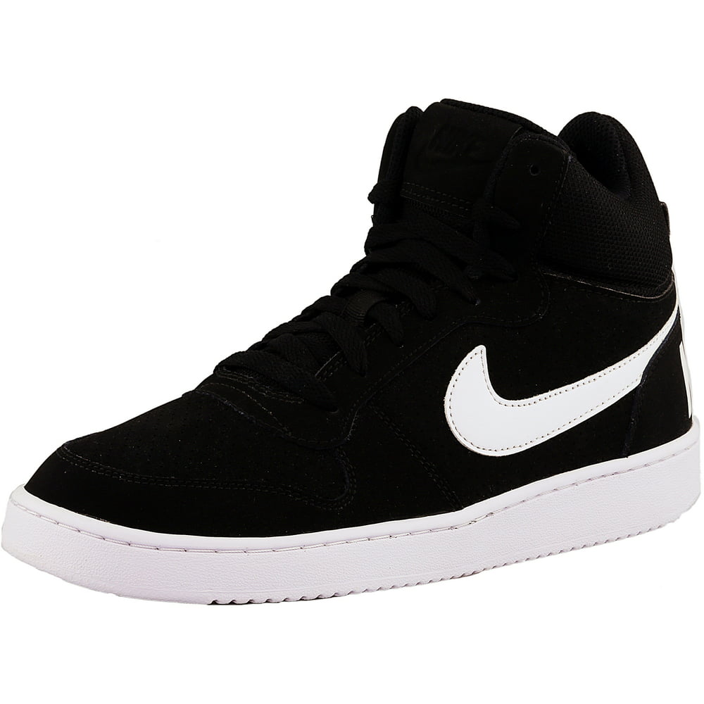 Nike - Nike Men's Court Borough Mid 010 Mid-Top Leather Basketball Shoe ...