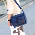 thumbnail image 4 of Toystoory Bolso resistente al desgaste, diseño elegante de moda para hombre, hombro de gran capacidad para bolsos, bolso de mensajero para Mochilas de mochilero verde talla grande, 4 of 6