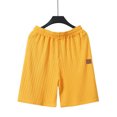 thumbnail image 6 of Men's Sports Casual Shorts Lightweight Quick Dry Solid Pocket Striped Elastic Waist Drawstring Breathable Stretchy Beach Vacation Summer Daily Workout Active Joggers Golf Running, 6 of 6