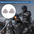 thumbnail image 3 of Accesorios para Casco de Motocicleta Decoración Orejas de Gato 3D para Cascos de Motocicleta Bicicleta Esquí Gris Pegatina 1 Juego, 3 of 6