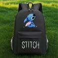 DisneyStitch Pattern Backpack Adorable Kawaii Design for School