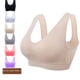 thumbnail image 4 of Sujetador deportivo sin aro de acero, malla hueca, transpirable, con agujeros, a prueba de golpes, para yoga, running, ropa interior de talla grande para mujer, 4 of 6