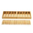 thumbnail image 1 of Elite Montessori Numbered Spindle Box with 45 Spindles, 1 of 3
