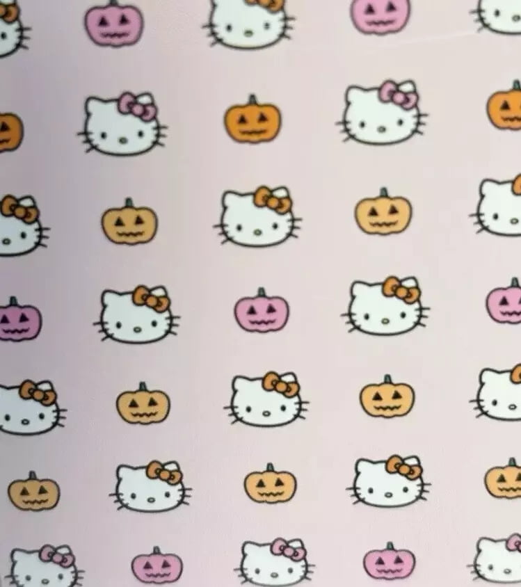 Hello Kitty Halloween Orange Pumpkin Hello Kitty Halloween Pink Throw Blanket Queen/Full 90"x90"