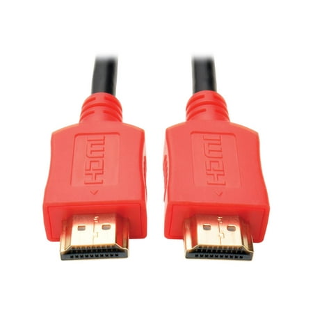 Tripp Lite P568 010 RD 10Ft HDMI Cable Hi Speed A/V Red M/M Tripp Lite 10ft High-Speed HDMI Cable with Digital Video and Audio  Red