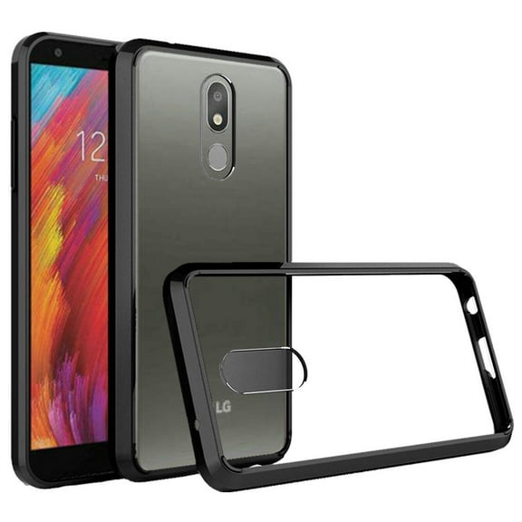 GSA Transparent Bumper Case for LG Aristo 4 Plus - Clear/Black