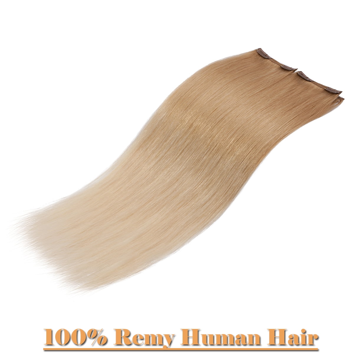 SEGO Clip in Hair Extensions Human Hair 100% Real Remy Hair 10-24 inch Full Head Thick Hair Pieces Silky Straight Balayage Hair Cleanrance