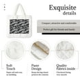 thumbnail image 4 of Rocae Horse Silhouette or Plush Underarm Bag White Furry Purse Handbag for Autumn and Winter, 4 of 7