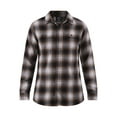 thumbnail image 5 of Burnside Men's Modern Fit Plaid Flannel Shirt with Long Sleeves, Sizes S-2XL, 5 of 5