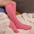thumbnail image 4 of Women's Soft Plush Cozy Warm Plush Microfiber Fuzzy Knee High Solid Color Polka Dot Socks - Assortment 3 - 3 Pair Value Pack, 4 of 4