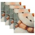 thumbnail image 5 of Qxltty Snowman Hhostat Napkins 20×20in Perfect for Parties Dinners Weddings Cocktail Housewarming Cloth Napkins Set of 6, 5 of 8