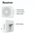 thumbnail image 2 of Tignapoo Wireless USB Doorbell Kit with Waterproof Design - 3-Level Volume, 38 Music Options, Range up to 150m - Ideal for Homes, Offices, Shops, and Warehouses, 2 of 6