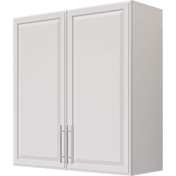 Laundry Room Cabinet 30’’x12’’x32’’, Kitchen Cabinet Wall Cabinets with Adjustable Shelves, Wall Cabinet Storage, Utility Cabinets for Laundry Room, White Wall Cabinet with Shaker Door, White