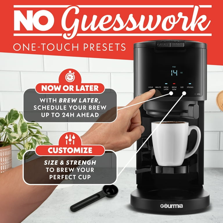 Grind And Brew Coffee Best Rated Pod Coffee Maker Chefman Grind