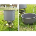 thumbnail image 2 of JINGT Portable Outdoor Cooking Set: Non-Stick for Camp Pot & Pan for Easy Packing! Green handle, 2 of 8