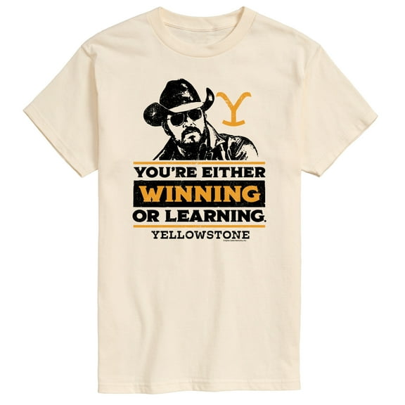 Yellowstone - Your Either Winning Or Learning - Men's Short Sleeve Graphic T-Shirt