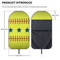 thumbnail image 7 of POLERO Car Seat Towel Cover, Compatible with Truck Seat Van, Terry Cloth Car Seat Cover for Trucks Cars, Softball Star Design, 7 of 7