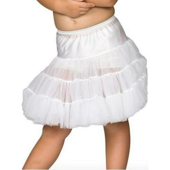 L C Boutique Girls Half Slip Bouffant Petticoat Crinoline 2T-14 Ruffles Layers