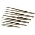 thumbnail image 2 of JEWEL TOOL 6-Piece Tweezer Set | 6 Tips & Lengths (4.25" to 7") | Craft, Jewelry, Watch Repair | Essential for Kits | Multipurpose Precision, 2 of 2