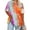 3971-Colorful Tie Dye, variant on CASSIE LIZ Plus Size Tops 3X Summer Round Neck Womens Shirts Camo Fashion Short Sleeve Tee Loose Fit Tunics Spring Oversized Blouses Casual Pullovers 3XL 22W 24W