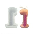 thumbnail image 3 of Number 1-9 Silicone Mold for Birthday Candle Making Fondant Candy Cake Molds, 3 of 14