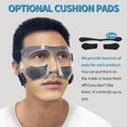 thumbnail image 3 of Protège-visage Nasal Protection Sportive Couverture de Protection Nasale Résistant aux Impacts Transparent pour Entraînement de Basketball Football, 3 of 8