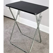 eHemco Folding TV Tray Table Black - Set of 2