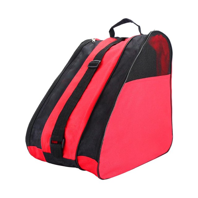 Greeniant Patinaje sobre patines en línea ventilados de gran capacidad, bolsas frescas sin olores, bolsa duradera para patinadores, bolsa roja Type2 NO2