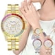 thumbnail image 1 of Clearance Sale Sfonq Womens Watches ,Mothers Day Gift for Grilfriend Women Casual Fashion Stainless Steel Band Folding Buckle Women Watch,Rose Gold Buy 2 Save 10%, 1 of 7