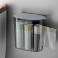 thumbnail image 4 of Plastic Bag Organizer,Bag Holder for Plastic Bags Rubbish Bag Organiser Kitchen Wall Mounted Plastic Bag Organiser Extractable Large Capacity Shopping Bag Organiser Plastic Bag Holder, 4 of 6
