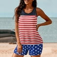 thumbnail image 2 of Aayomet Swimsuits For Women With Shorts Two Piece Bathing Suits Racerback Tank Tops Boys Swimming Shorts Size 14,White XL, 2 of 5