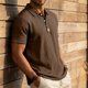 thumbnail image 3 of Top Abrigo de los Hombres de Color Sólido de Manga Larga Botón-Up Cuello Chaqueta Casual, Ligero de Nylon con Capucha Superior para Verano Y Primavera, 3 of 8