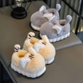 thumbnail image 6 of KANG Cute And Cozy Girls Slippers Warm Indoor Shoes With Thick Sole Cartoon Design Fuzzy Perfect For Kids, 6 of 6