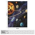 thumbnail image 4 of Shiartex  Solar System Blanket for Bed Queen Size Space  Throw Blanket for Boys, Men, Unisex and Kids Super Soft Planetary Blanket Throw Blanket 40x50in, 4 of 6