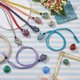 thumbnail image 5 of Braided Waxed Cotton Thread Cords Macrame Pouch Necklace Making Adjustable Glass Beads Interchangeable Stone Necklace Peru 30 inch(76cm) 2pcs/set, 5 of 7