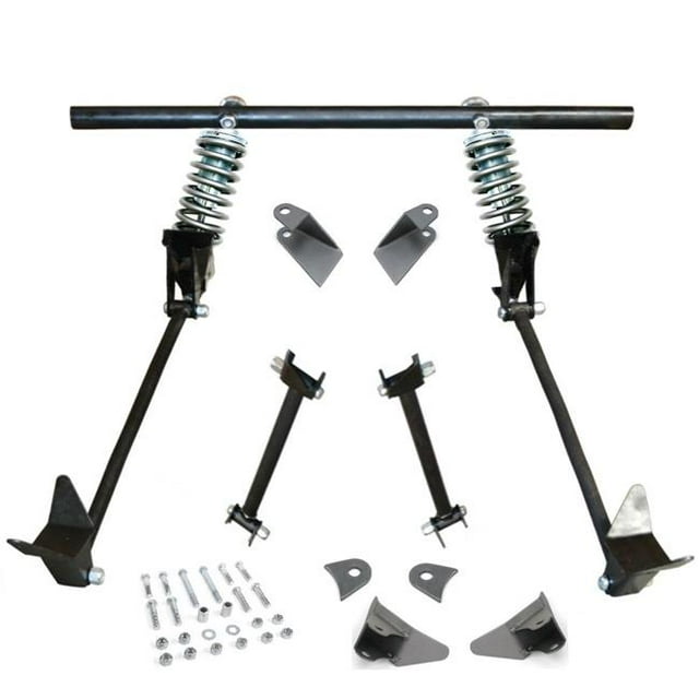 Triangulated Rear 4-Link Assembly with 31 Coilovers for 1931 Model A Phaeton Cabriolet