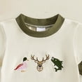 thumbnail image 5 of vigerkar Toddler Baby Girl Summer Outfit Hunting Short Sleeve T-Shirt Tops Camouflage Flare Pants 2Pcs Clothes Set (Green, 12-18 Months), 5 of 7