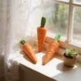 thumbnail image 6 of Usloyux Easter Carrot Decorations Handwoven Natural Sisal Carrot Ornaments, Pet-Safe Tabletop Decor Rural Easter Basket Fillers, Wooden Carrot Decor Set of 3, Farmhouse Spring Home Decor for, 6 of 6