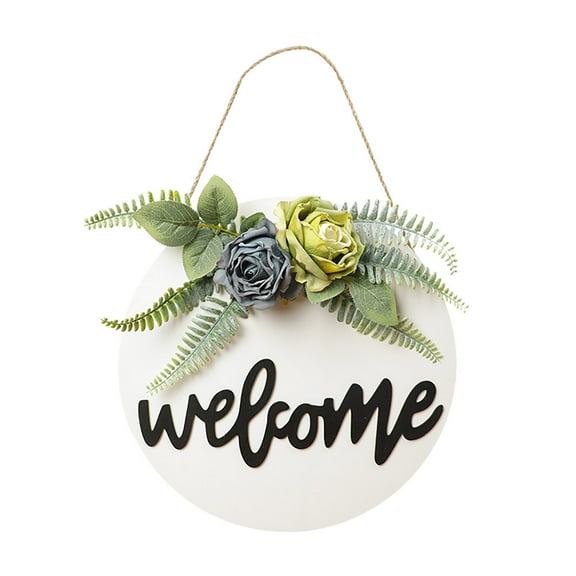 Wovilon Home Decor for Living Room Wooden Door Decoration Listing Home Holiday Decor Crafts Wreath Decoration