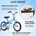 thumbnail image 4 of RoyalBaby Formula 14" Kids Bike with Training Wheels & Coaster Brake, Blue, 4 of 7