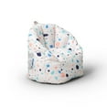 thumbnail image 2 of Big Joe Milano Child-Sized Bean Bag Chair for Kids Bedroom and Reading Nook, Dolce Terazzo Lenox, Durable Easy-Clean Woven Polyester, Refillable, 2 of 8