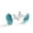 Color 8, variant on Men's Classic Stainless Steel, Blue Sky Birds Cufflinks Business Wedding Shirts, Silver