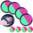 thumbnail image 1 of Juego de pelota de lanzamiento y captura de pala, juego de deportes de lanzamiento y captura, juguete perfecto para regalo al aire libre para niños, versión mejorada de 7 pulgadas, juegos de captura de pala, juguete para niños/adultos BANYUO Electrónica, 1 of 5